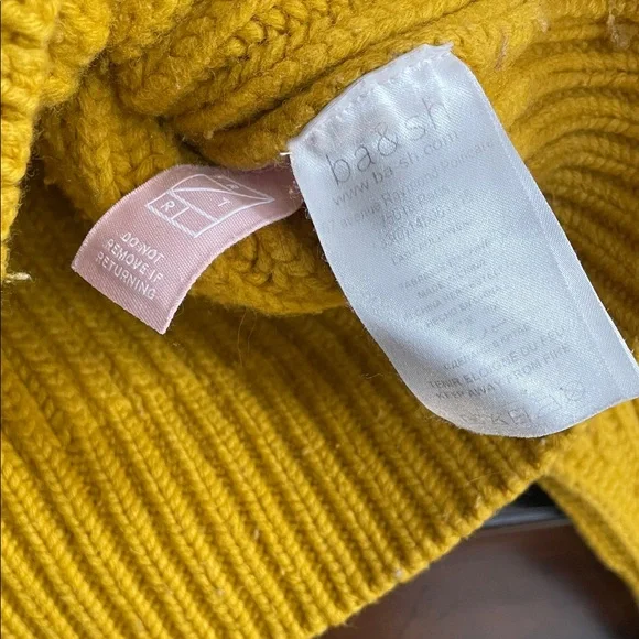 BA&SH Orlando Wool Blend Chunky Chevron Women's Sweater Small EUC RTR - Picture 9 of 9